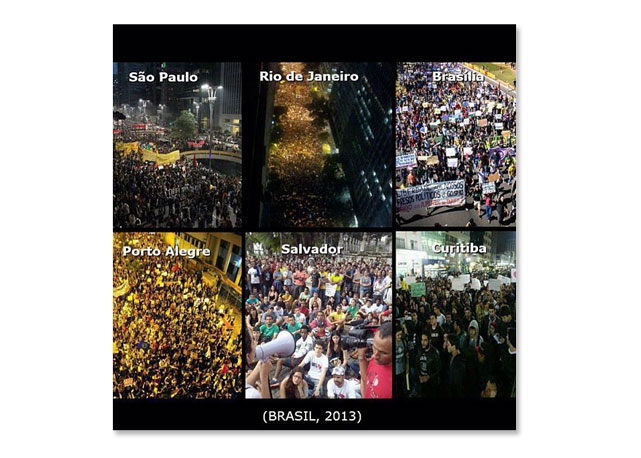 Gisele Bündchen posta imagem das manifestações pelo Brasil no Instagram - Foto: Reprodução/Instagram