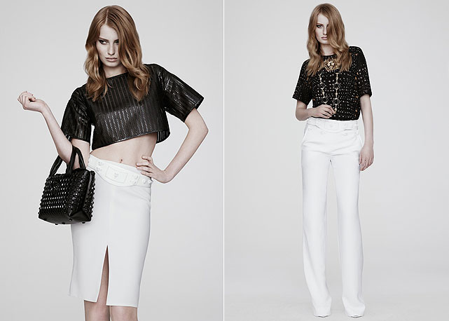 Looks do resort 2014 da Versace