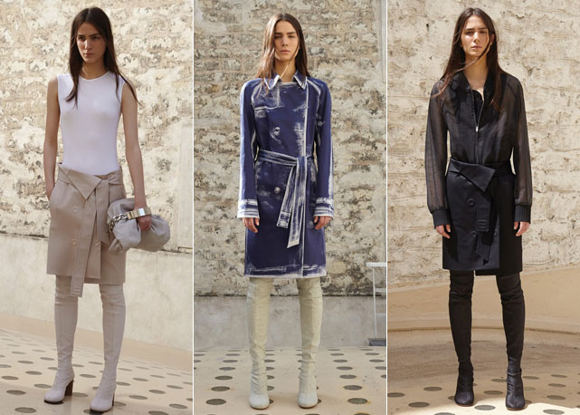 Três looks do resort 2014 da Maison Martin Margiela - Fotos: Reprodução