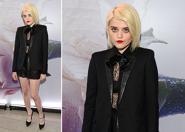Sky Ferreira monta look all black para o evento - Fotos: Getty Images