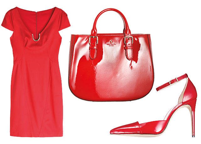 Vestido Tufi Duek (R$920), bolsa Kate Spade (R$1.158) e scarpin Alexandre Birman (R$860) - Foto: Reprodução/ Harper's Bazaar
