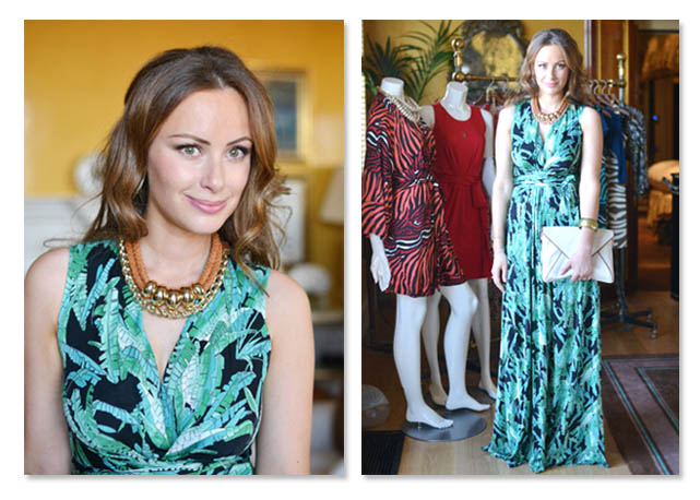 Camilla Al Fayed no preview da coleção Issa para Banana Republic - Fotos: Getty Images