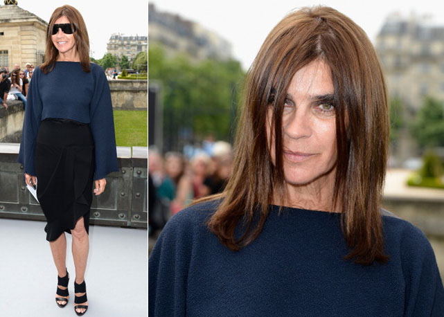 Carine Roitfeld, diretora global de moda da Bazaar - Foto: Getty Images