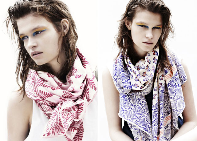 Topshop lança coleção de scarfs feitas em parceria com o projeto Key To Freedom - Foto: Divulgação