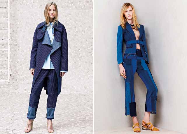 da esquerda para à direita coleções de resort 2014 da Chloé e Alexander McQueen - Foto: divulgação