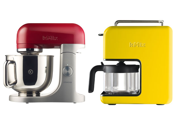 Batedeira Kenwood linha kmix e cafeteira Kenwood também linha kmix - Foto: divulgação