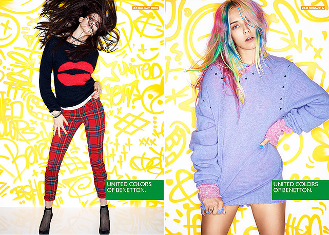 À esquerda, Lily McMenamy; à direita, Chloe Norgaard - Fotos: Divulgação 