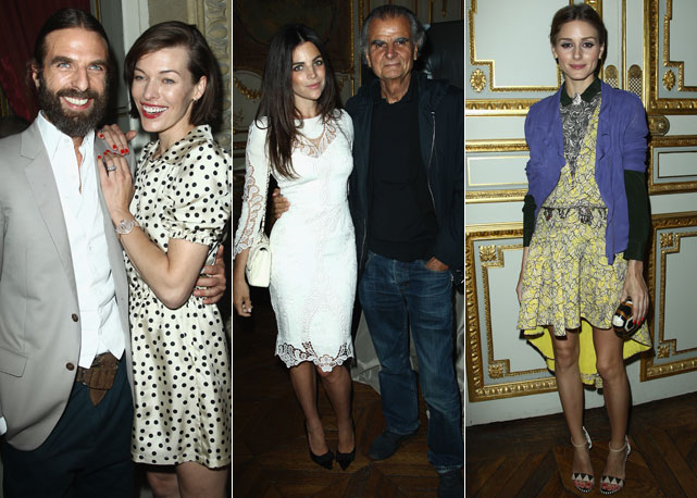 John Nollet, Milla Jovovich, Julia Roitfeld, Patrick Demarchelier e Olivia Palermos - Fotos: Getty Images