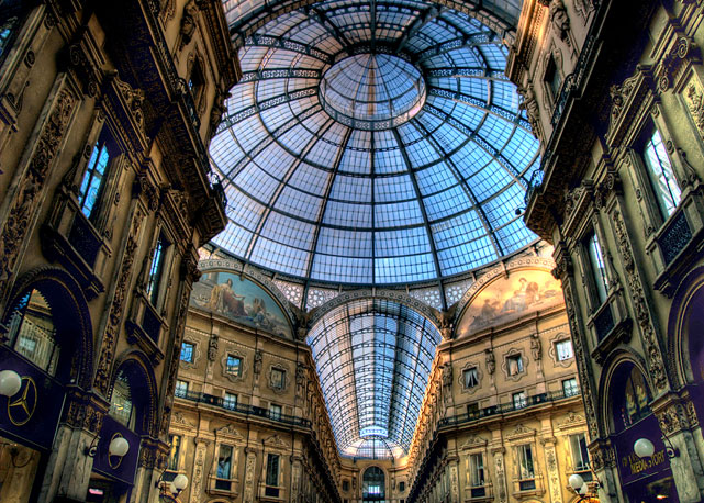 Galleria Vittorio Emanuele II, em Milão - Foto: Reprodução