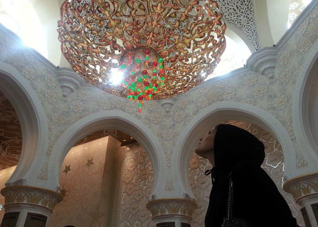 A Grande Mesquita Sheikh Zayed - Foto: arquivo pessoal