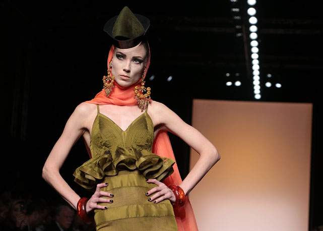 Jean Paul Gaultier desfila a 23ª edição do AltaRoma - Foto: Getty Images