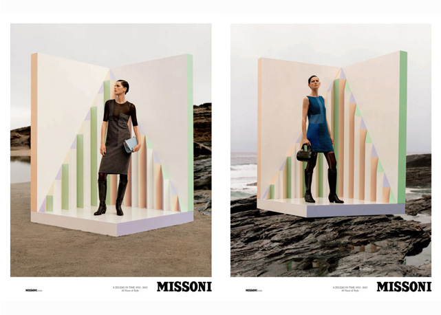 Stella Tennant para Missoni - Foto: divulgação