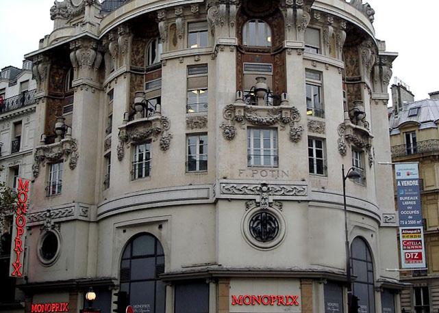 Fachada de uma das instalacões do Monoprix, em Paris - Foto: Reprodução
