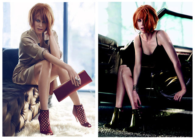 Primeiras imagens de Nicole Kidman na campanha de inverno 2013 da Jimmy Choo - Fotos: Reprodução