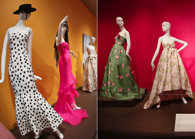 Detalhe da expo "Oscar de la Renta: American Icon" - Fotos: Reprodução