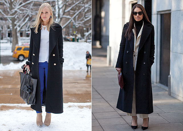 Os sobretudos com proporções XXL ganham as ruas, em verões oversized do clássico mantô - Fotos: reprodução/ Harper's Bazaar