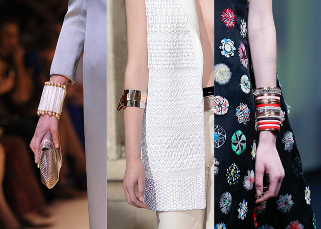 Da esquerda para à direita, Armani Privé, Bouchra Jarrar e Dior - Fotos: Getty Images
