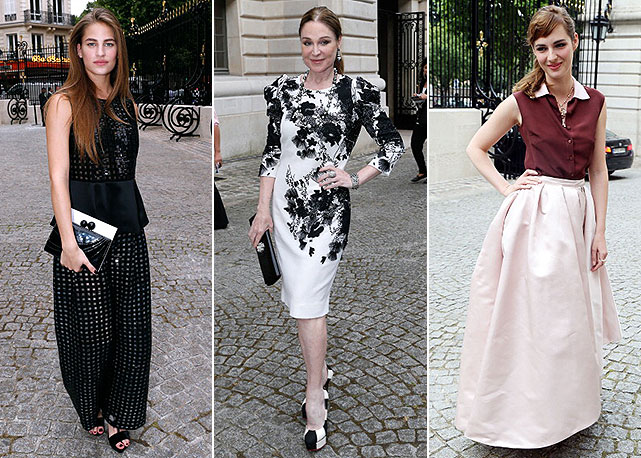 Da esquerda para a direita: Solene Hebert, Becca Cason Thrash e Louise Bourgoin - Fotos: Getty Images