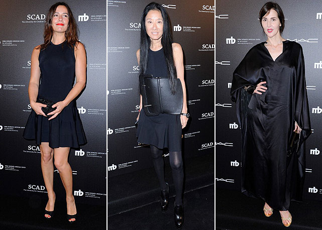 Da esquerda para a direita: Zoe Felix, Vera Wang e Suzanne von Aichinger - Fotos: Getty Images