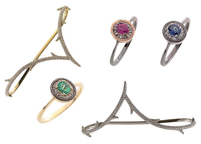 Aneis e pulseiras criadas pela dupla querinha de Kate Moss - Foto: reproducão/ Harpers Bazaar