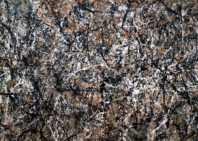 A Arte abstrata de Pollock - Foto: Reprodução
