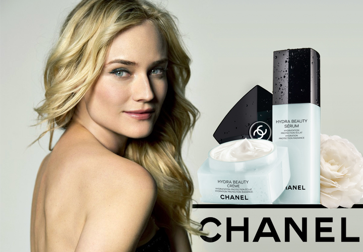 Segunda imagem de Diane Kruger para a linha de skincare da Chanel - Foto: Reprodução