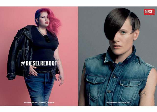 Artistas de NY fazem as vezes de modelo na nova campanha da Diesel - Foto: Reprodução