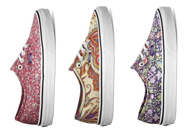 Tênis Vans desenvolvidos em parceria com a Liberty - Foto: divulgação