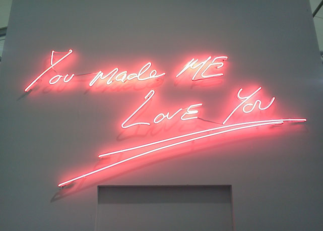 Neon de Tracey Emin - Foto: Reprodução