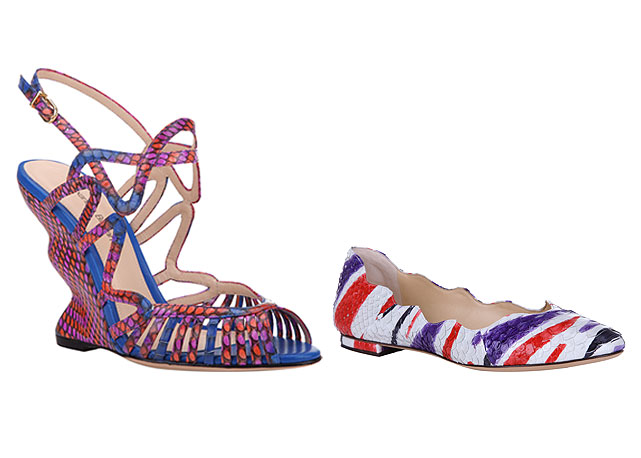 Duas novidades da colcão: sandália (RS1150) e sapatilha (R$995) - Foto: divulgação