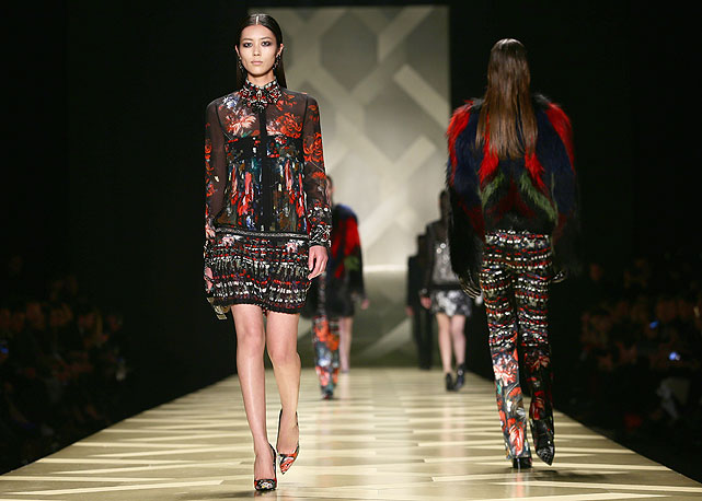 A última coleção de Cavalli na samana de moda de Milão - Foto: Getty Images
