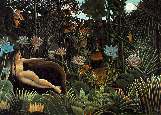 "The Dream" obra do francês Henri Rousseau que inspirou a nova coleção resort de Alexandre Birman - Foto: reprodução