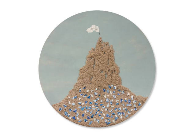 Sand Castle (2011), de Adriana Varejão, no stand da londrina Victoria Miro - Foto: divulgação/ Harper's Bazaar