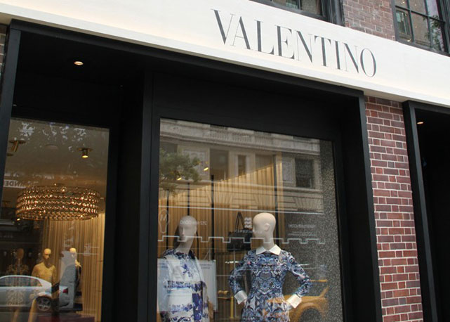Fachada da nova loja da Valentino na Madison Avenue, em NY - Foto: Reprodução