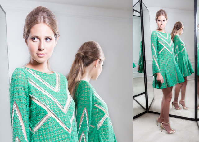 Zoom na geometria da coleção de verão 2014 da estilista - Foto: divulgação