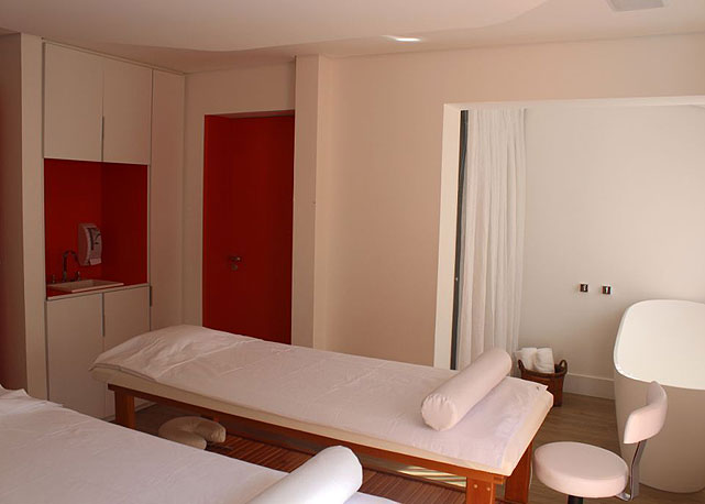 O quarto para a massagem de casal - Foto: divulgação
