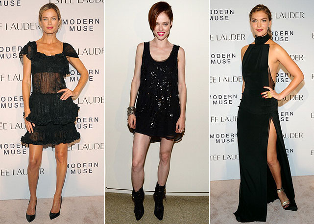 Da esquerda para a direita: Carolyn Murphy, Coco Rocha e Arizona Muse - Fotos: Getty Images