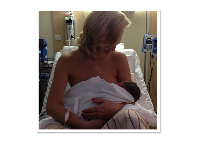 Charlotte Dellal na maternidade - Foto: Reprodução/Instagra