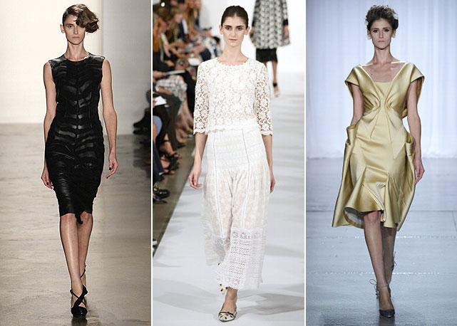 Daiane conterato nos desfiles de Alexandre Herchcovitch, Oscar de la Renta e Zac Posen - Fotos: Getty Images