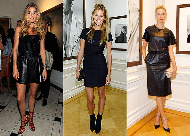 Da esquerda para a direita: Doutzen Kroes, Lily Donaldson e Karolina Kurkova - Fotos: Getty Images