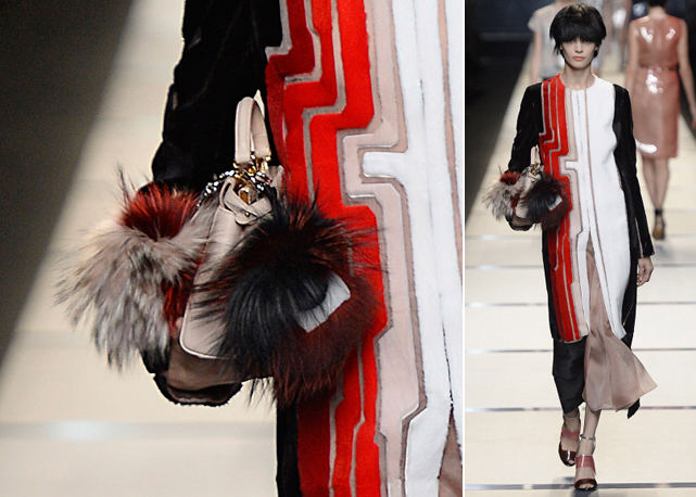 Bolsa de pelúcia da Fendi - Foto: Getty Images