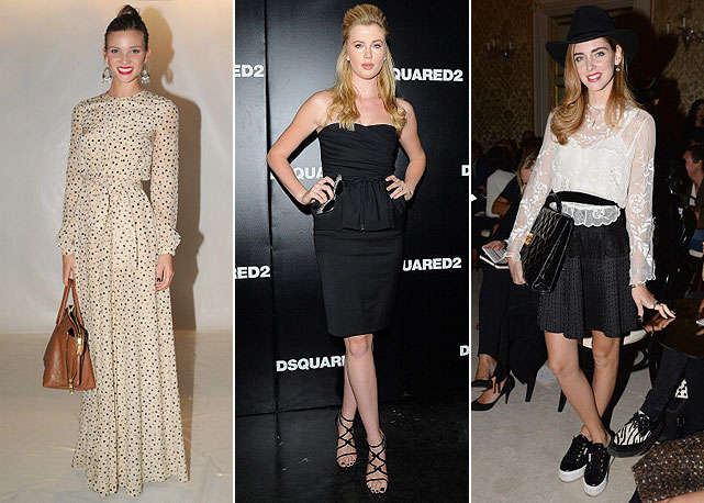 Fiammetta Cicogna, ireland Baldwin e Chiara Ferragni - Fotos: Getty Images