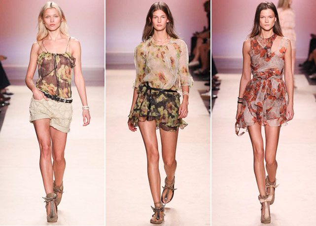 Os florais de Isabel Marant - Fotos: Getty Images
