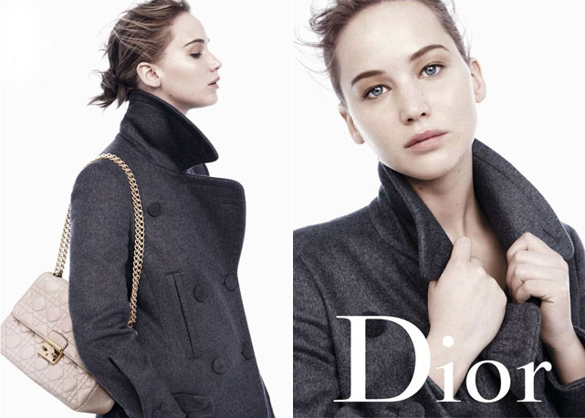 Jennifer Lawrence em novos cliques para a grife - Fotos: Divulgação