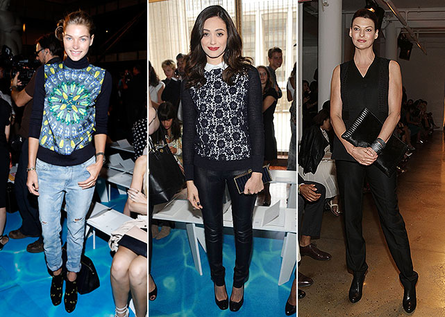 Jessica Hart, Emmy Rossum e Linda Evangelista - Fotos: Getty Images