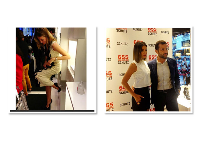 Johanna Birman, à direita; e alexandre com Jessica Szorh, à direita - Foto: Reprodução/Instagram