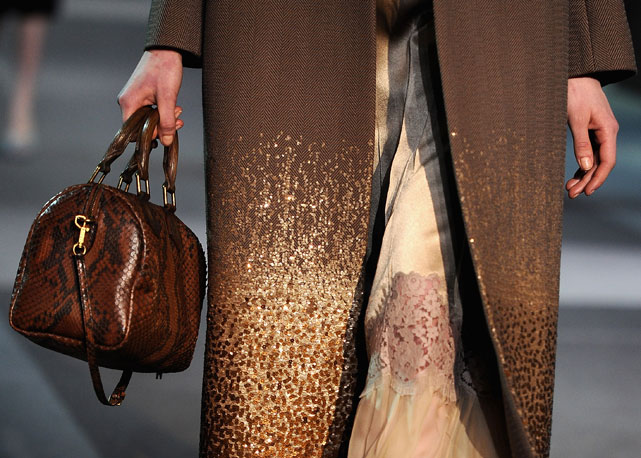Bolsa de couro do inverno 2014 da Louis Vuitton; desfile da grife na temporada de Paris será no próximo dia 2 de outubro - Foto: Getty Images