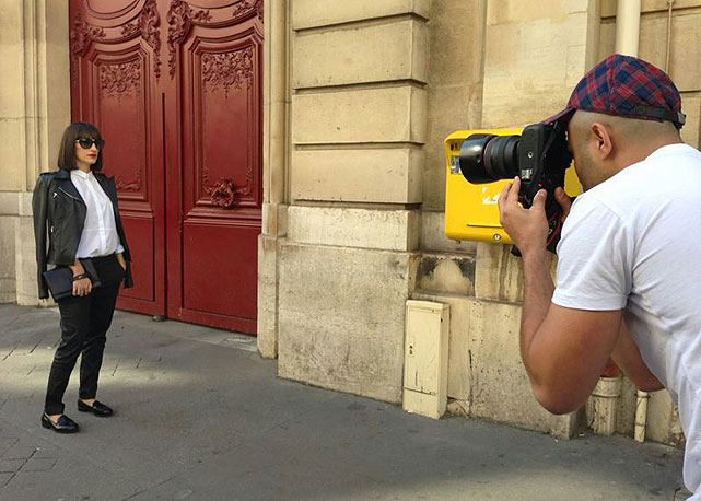 Nos bastidores do shooting da nossa diretora de redação - Foto: Lee Oliveira