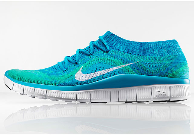 O modelo Free Flyknit da Nike - Foto: divulgação 