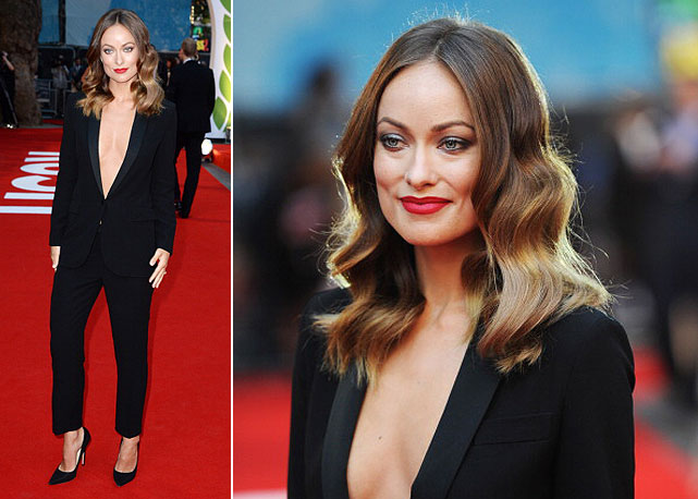 Olivia Wilde para tudo no The Odeon Leicester Square - Fotos: Getty Images